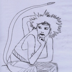 Demonic portrait