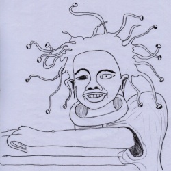 Demonic portrait