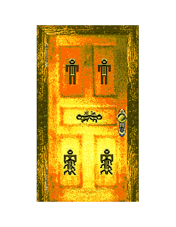 toilet door